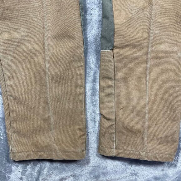 Two-Tone Olive & Tan Mens Pants By Rattlers Brand Cotton Blend 34x31(33x31) USA - Picture 8 of 10